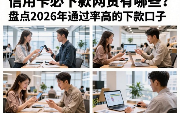 信用卡必下款网贷有哪些?盘点2026年通过率高的下款口子
