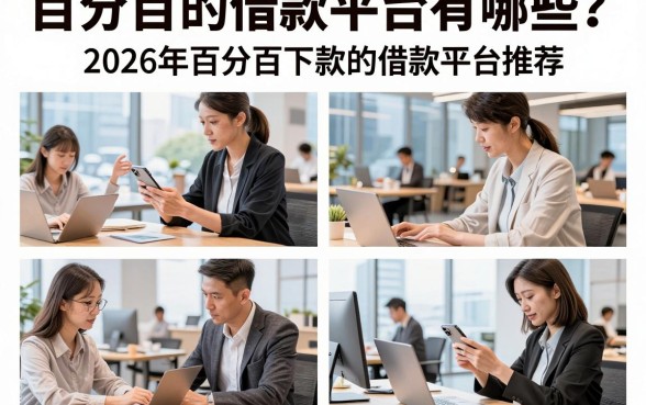 百分百的借款平台有哪些?2026年百分百下款的借款平台推荐