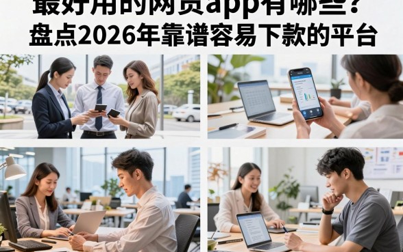 最好用的网贷app有哪些？盘点2026年靠谱容易下款的平台