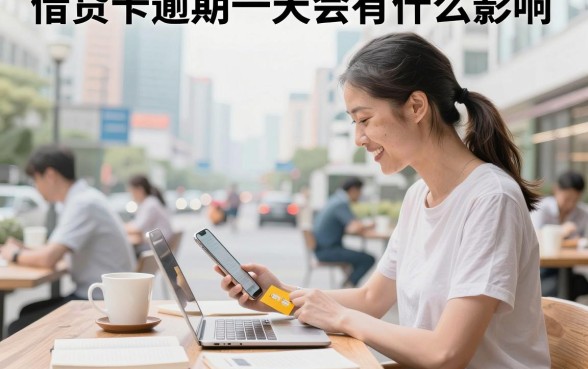 借贷卡逾期一天会有什么影响，借贷卡逾期一天会上征信吗