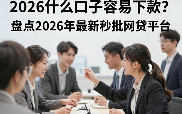 2026什么口子容易下款?盘点2026年最新秒批网贷平台