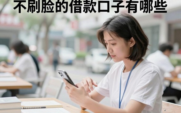 不刷脸的借款口子有哪些,无需人脸识别的贷款平台推荐
