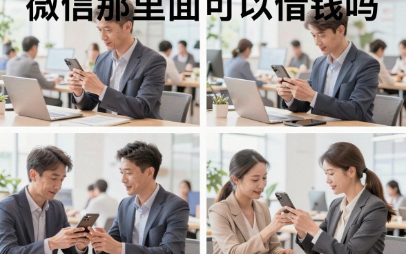 微信那里面可以借钱吗,盘点微信正规靠谱的借钱平台