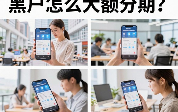 黑户怎么大额分期？黑户哪里可以分期买手机