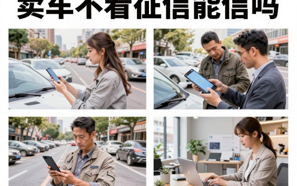 卖车不看征信能信吗，不看征信卖车是不是骗局