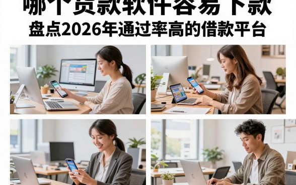 哪个货款软件容易下款，盘点2026年通过率高的借款平台