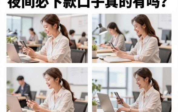 夜间必下款口子真的有吗?盘点几个靠谱的秒批平台