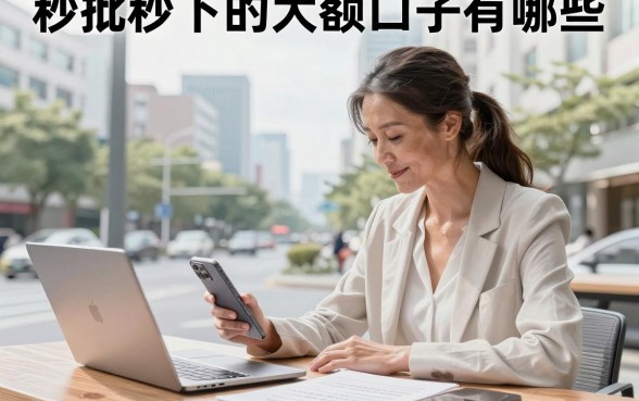 秒批秒下的大额口子有哪些，哪里有秒批秒下的大额口子？