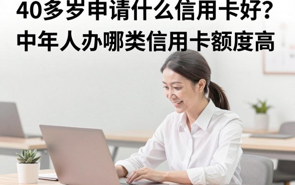 40多岁申请什么信用卡好？中年人办哪类信用卡额度高
