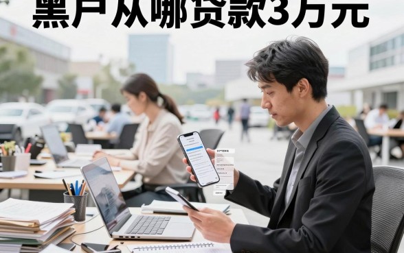 黑户从哪贷款3万元,征信黑户哪里能借到钱