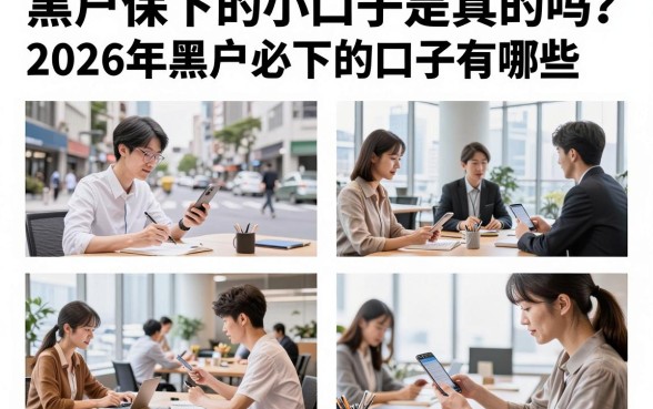 黑户保下的小口子是真的吗？2026年黑户必下的口子有哪些