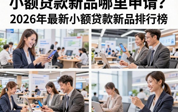 小额贷款新品哪里申请?2026年最新小额贷款新品排行榜