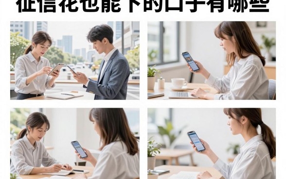 征信花也能下的口子有哪些，大数据花哪里可以借到钱？