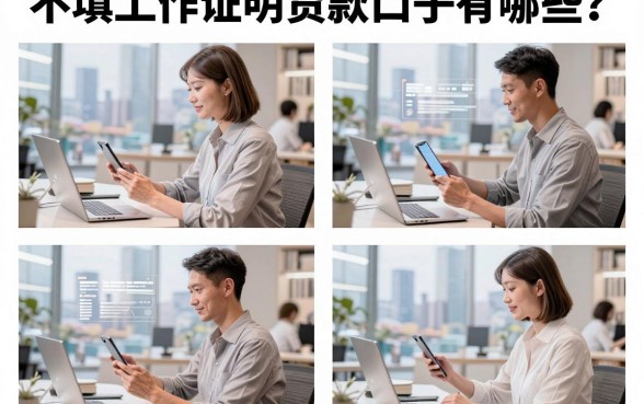 不填工作证明贷款口子有哪些？无需工作证明也能下款的平台推荐
