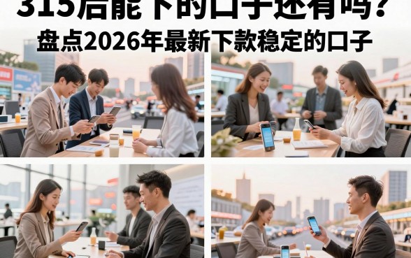 315后能下的口子还有吗?盘点2026年最新下款稳定的口子