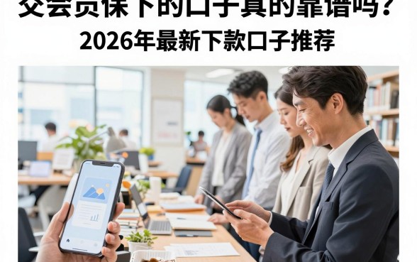 交会员保下的口子真的靠谱吗?2026年最新下款口子推荐