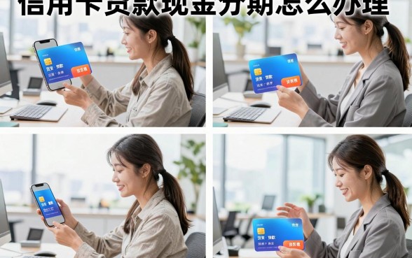 信用卡贷款现金分期怎么办理,哪个银行利息低好通过