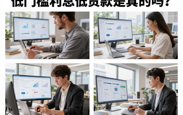 低门槛利息低贷款是真的吗？哪些平台容易下款？