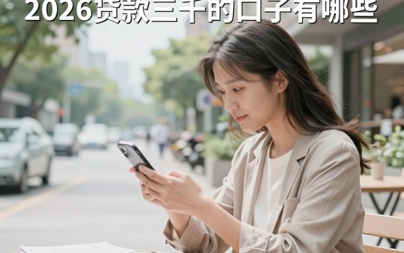2026贷款三千的口子有哪些，2026年小额贷款三千容易下款吗