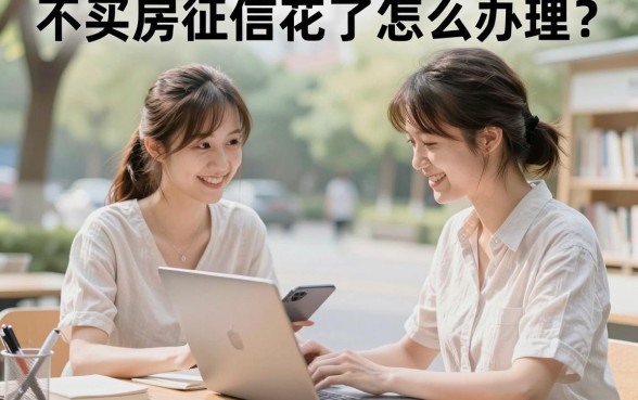 不买房征信花了怎么办理？征信花了还能恢复吗