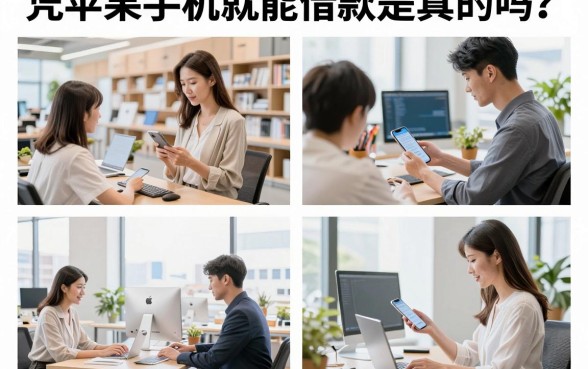 凭苹果手机就能借款是真的吗？苹果手机借款靠谱吗