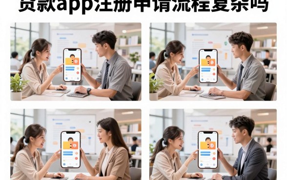 贷款app注册申请流程复杂吗，手机贷款软件注册申请详细步骤