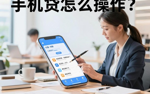 手机贷怎么操作?手机贷款申请流程详细步骤
