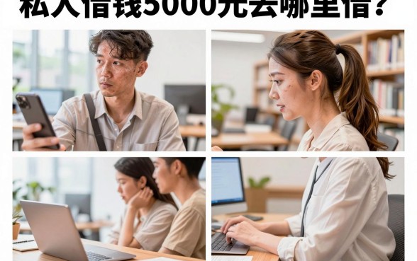 私人借钱5000元去哪里借?急需用钱哪里可以快速贷款?