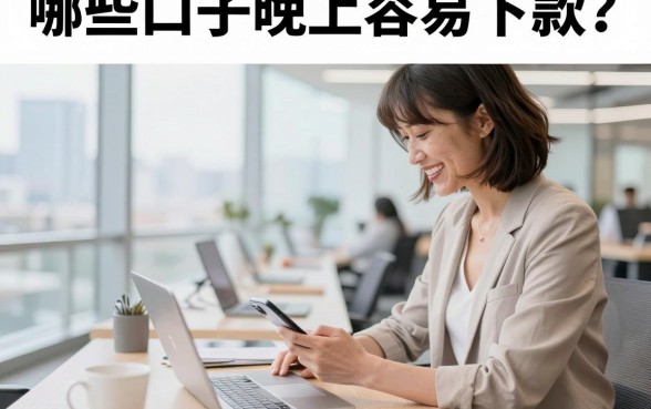哪些口子晚上容易下款?盘点深夜秒下款的网贷平台