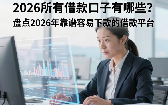 2026所有借款口子有哪些？盘点2026年靠谱容易下款的借款平台