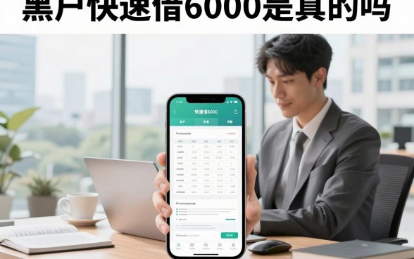 黑户快速借6000是真的吗，哪里能借到钱秒到账