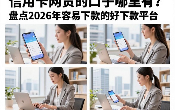 信用卡网贷的口子哪里有？盘点2026年容易下款的好下款平台