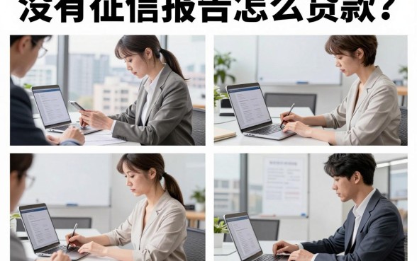 没有征信报告怎么贷款?急需资金无征信哪里能借?