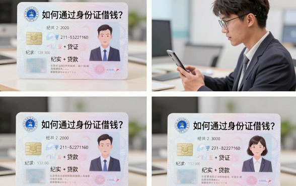 如何通过身份证借钱?身份证贷款正规渠道有哪些