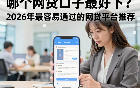 哪个网贷口子最好下？2026年最容易通过的网贷平台推荐