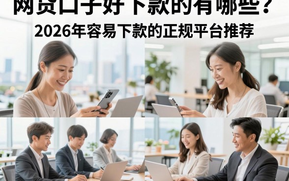 网贷口子好下款的有哪些?2026年容易下款的正规平台推荐