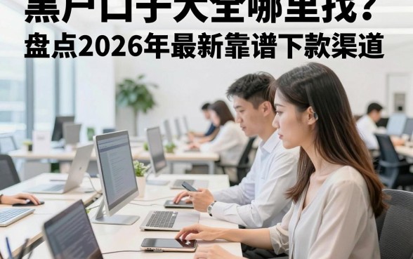 黑户口子大全哪里找?盘点2026年最新靠谱下款渠道
