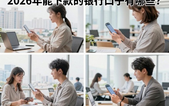 2026年能下款的银行口子有哪些？征信花哪里可以借到钱