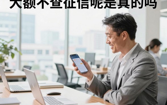大额不查征信呢是真的吗,大额贷款不看征信哪里可以借