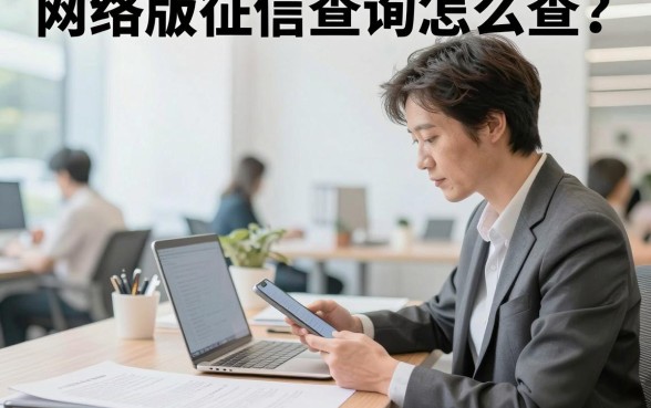 网络版征信查询怎么查?个人网上查询征信详细步骤