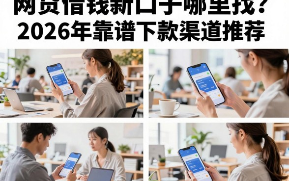 网贷借钱新口子哪里找?2026年靠谱下款渠道推荐