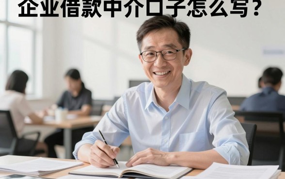 企业借款中介口子怎么写？企业贷款中介渠道怎么找