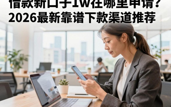 借款新口子1w在哪里申请?2026最新靠谱下款渠道推荐