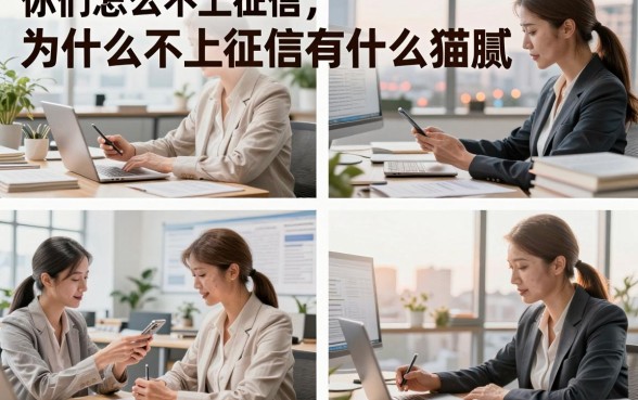 你们怎么不上征信，为什么不上征信有什么猫腻