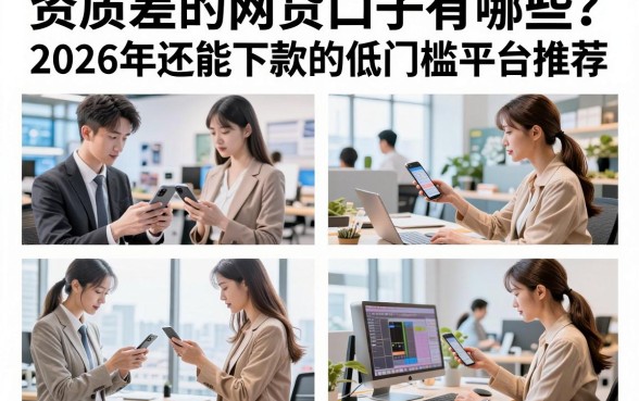 资质差的网贷口子有哪些?2026年还能下款的低门槛平台推荐