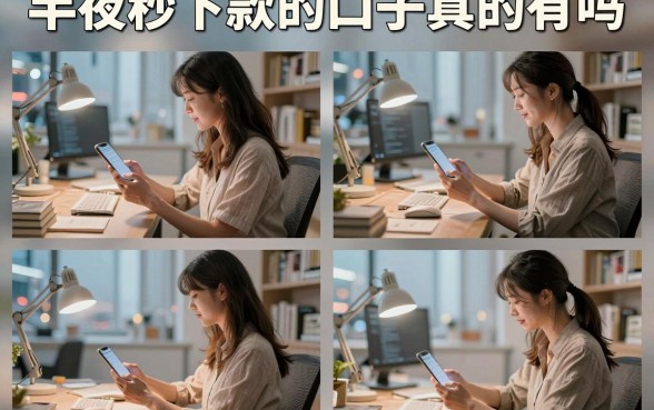 半夜秒下款的口子真的有吗，2026年还能借钱的正规平台推荐