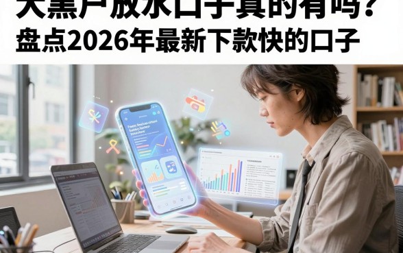 大黑户放水口子真的有吗？盘点2026年最新下款快的口子
