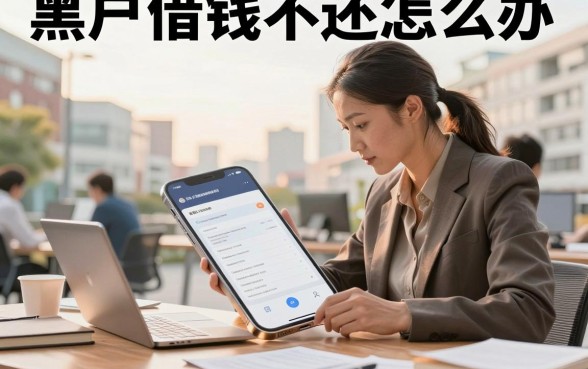 黑户借钱不还怎么办,遇到老赖赖账怎么起诉