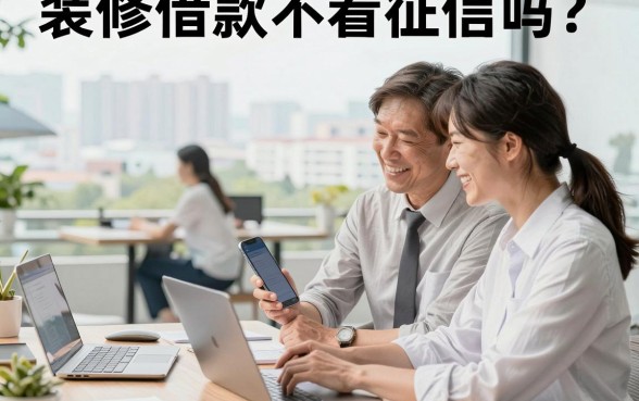 装修借款不看征信吗？征信花能贷款装修吗