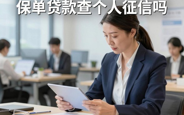 保单贷款查个人征信吗，保单贷款对征信有什么影响